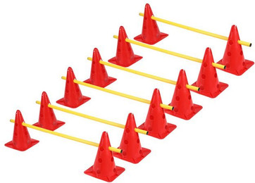 Produktbild von Clanmacy Agility-Hürde 6er Sports Steckhürdenset