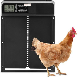 Produktbild von Clanmacy Automatische Hühnerklappe mit Lichtsensor 33x24.5 cm