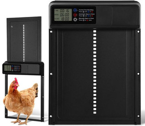 Produktbild von Clanmacy automatische Hühnerstalltür mit Zeit- und Handmodus