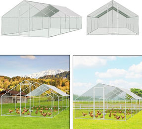 Produktbild von Clanmacy Freigehege Hühnerstall Hühnerhaus Dach Kleintier