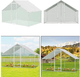 Produktbild von Clanmacy Freigehege Hühnerstall Hühnerhaus Dach Kleintier