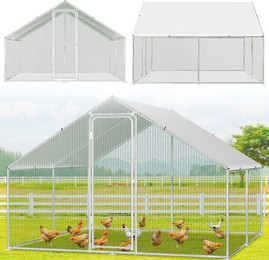 Produktbild von Clanmacy Freigehege Hühnerstall Hühnerhaus Dach Kleintier