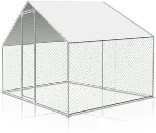 Produktbild von Clanmacy Freigehege Hühnerstall mit Dach 3x2x2 m