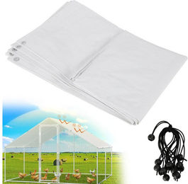 Produktbild von Clanmacy Freigehege Wasserdichte PE-Plane für Hühnerställe, Abdeckung für Geflügel