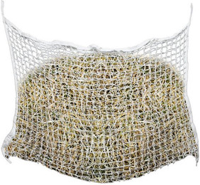 Produktbild von Clanmacy Heunetz 120 x 90 cm weiß Maschenweite 3x3 cm Heusack