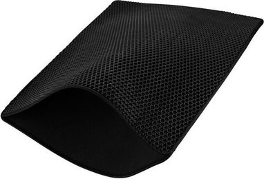 Produktbild von Clanmacy Katzenstreu Matte wasserdicht schwarz