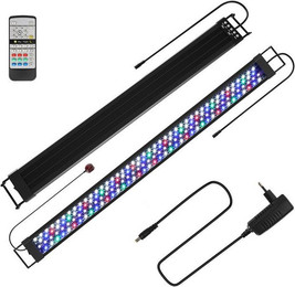 Produktbild von Clanmacy LED Aquariumleuchte 55-150cm RGB mit Fernbedienung
