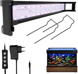Produktbild von Clanmacy LED Aquariumleuchte verstellbar 35-105cm 16W