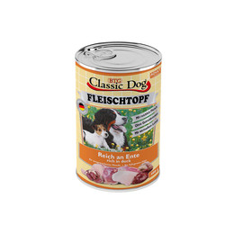 Produktbild von Classic Dog Adult Fleischtopf Pur Reich an Ente - 6 x 400 g