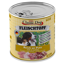 Produktbild von Classic Dog Adult Fleischtopf Pur Reich an Pute - 6 x 800 g