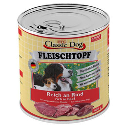 Produktbild von Classic Dog Adult Fleischtopf Pur Reich an Rind - 6 x 800 g