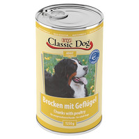 Produktbild von Classic Dog Brocken mit Geflügel - 6 x 1250 g