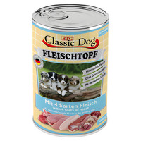 Produktbild von Classic Dog Fleischtopf Junior mit 4 Sorten Fleisch - 6 x 400 g