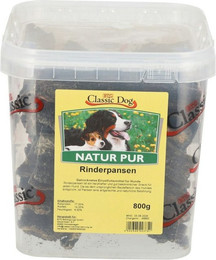 Produktbild von Classic Dog Snack Rinderpansen Natur 2 X 800g im Eimer