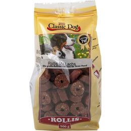 Produktbild von Classic Dog Snack Rollis Lachs - 500 g