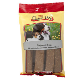 Produktbild von Classic Dog Snack Strips mit Ente