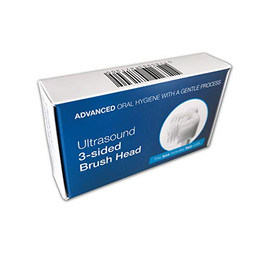 Produktbild von Cleany Teeth 3-seitiger Zahnbürsten-Ersatzkopf Clean weiß