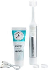 Produktbild von Cleany Teeth Hunde-Ultraschallzahnbürste Clean silber - 1 Stk.