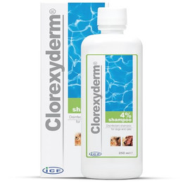 Produktbild von Clorexyderm 4% Shampoo für Hunde, Katzen und Pferde - 250 ml