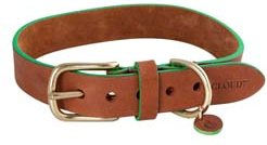Produktbild von Cloud7 Hunde-Halsband Prince Park cognac/green XS