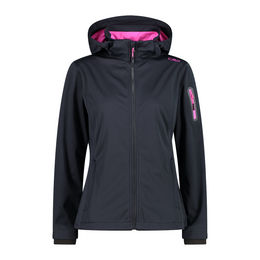 Produktbild von CMP Damen Light Softshell Jacke mit abnehmbarer Kapuze Schwarz 36