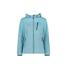 Produktbild von CMP Damen Softshelljacke mit Jacquard-Gewebe Hellblau