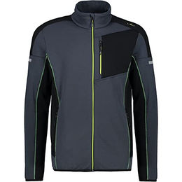 CMP Herrenjacke aus Grid Tech Fleece Dunkelgrau – Bild 1 von 2