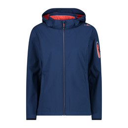 Produktbild von CMP Softshell-Damenjacke mit abnehmbarer Kapuze Dunkelblau