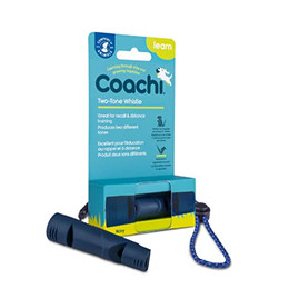 Produktbild von Coachi Doppelton-Hundepfeife mit verstellbarem reflektierendem Trageband - 1 Stk.