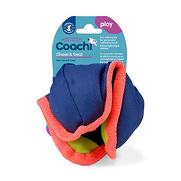 Produktbild von Coachi Tier-Intelligenzspielzeug Snackspielzeug Chase & Treat blau/orange