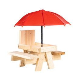 Produktbild von colourliving Eichhörnchen Futterhaus mit Schirm