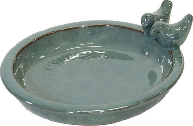 Produktbild von colourliving Vogeltränke für den Garten, handbemalt,