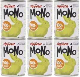 Produktbild von COMFY APPETIT MONO Monoprotein-Kaninchenfutter 6x 400 g