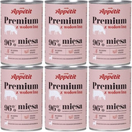 Produktbild von Comfy Appetit Premium mit Rindfleisch - 6 x 400 g