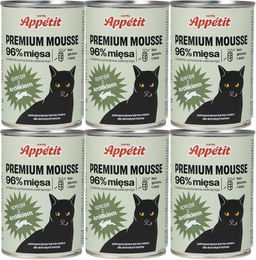 Produktbild von COMFY APPETIT PREMIUM Mousse mit Kaninchen für Katzen 6x 400 g