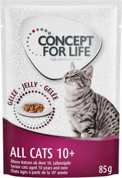 Produktbild von Concept for Life All Cats 10+ in Gelee - 24 x 85 g