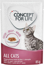 Produktbild von Concept for Life All Cats in Gelee - 12 x 85 g