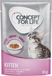 Produktbild von Concept for Life Kitten in Soße - 24 x 85 g