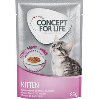 Produktbild von Concept for Life Kitten in Soße - 24 x 85 g