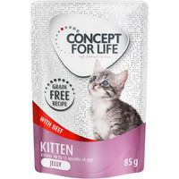 Produktbild von Concept for Life Kitten Rind getreidefrei in Gelee - 24 x 85 g