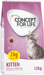 Produktbild von Concept for Life Kitten Trockenfutter - 10 + 2 kg gratis!