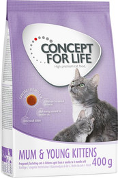 Produktbild von Concept for Life Mum & Young Kittens - 400 g