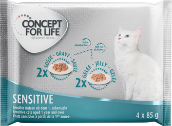 Produktbild von Concept for Life Probierpaket Sensitive - 4 x 85 g
