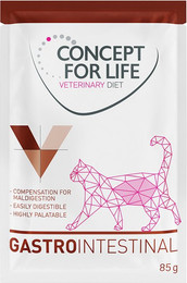 Produktbild von Concept for Life Veterinary Diet Gastro Intestinal Katzenfutter nass - 48 x 85 g
