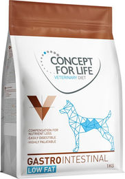 Produktbild von Concept for Life Veterinary Diet Gastrointestinal Low Fat Hundefutter - 1 kg