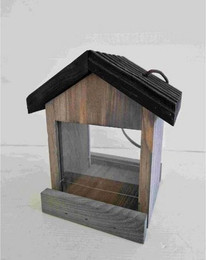 Produktbild von Conni Oberkircher's Vogelhaus Fabi mit Plexiglas grau
