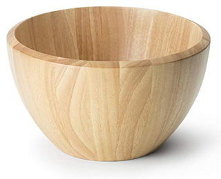 Continenta Geschirr Salatschüssel aus Gummibaumholz – Bild 1 von 3