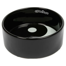 Produktbild von Coockoo Hunde Futternapf YingYang schwarz/weiß
