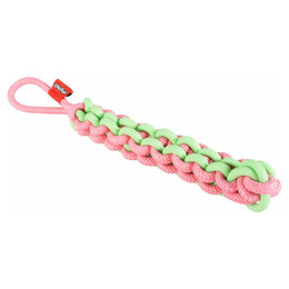 Produktbild von Coockoo Hundespielzeug Twisting Tugger grün/rosa