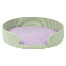 Produktbild von Coockoo Katzenkorb Lazy Lounge lindgrün, Maße: 55 x 55 x 12 cm